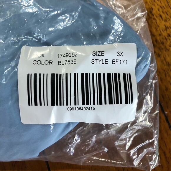 NWT J Crew Cross Front Cheeky Bikini Bottom Sky Blue Size 3X - Picture 9 of 10